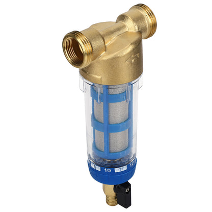 Reusable Spin Down Sediment Water Filter G1 MNPT G3/4 FNPT PreFilter Water Purifier Accessory