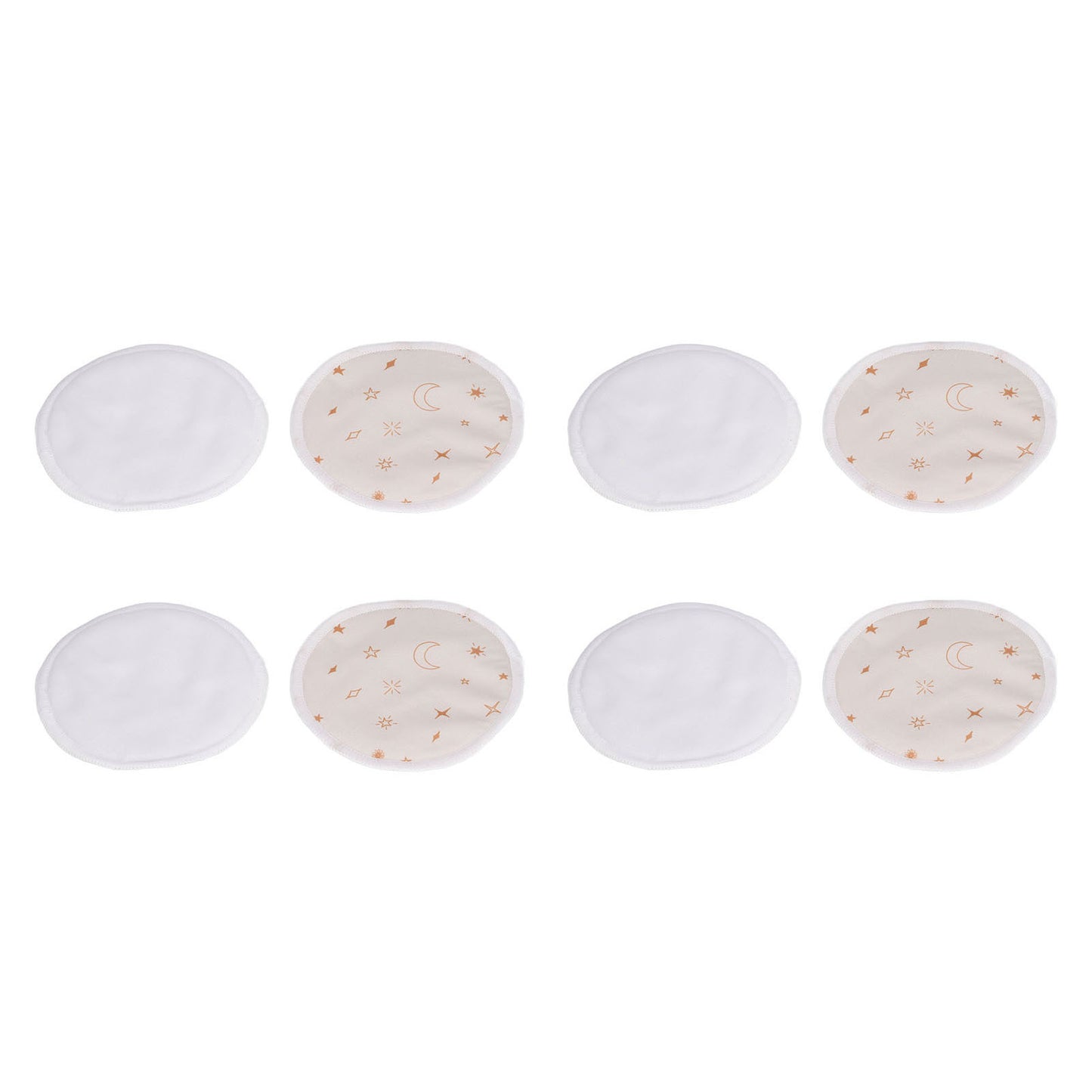 10Pcs Nursing Breast Pads Reusable Washable Breathable Comfortable Breastfeeding Nipple Pads with Storage Bag Star