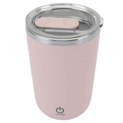 USB Electric Mixing Cup 350ml Leak Proof Automatic Stirring Cup Self Stirring Coffee Mug Pink