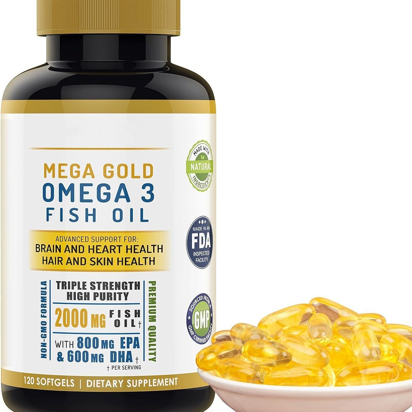 Fish Oil And Vitamin E Softcapsules