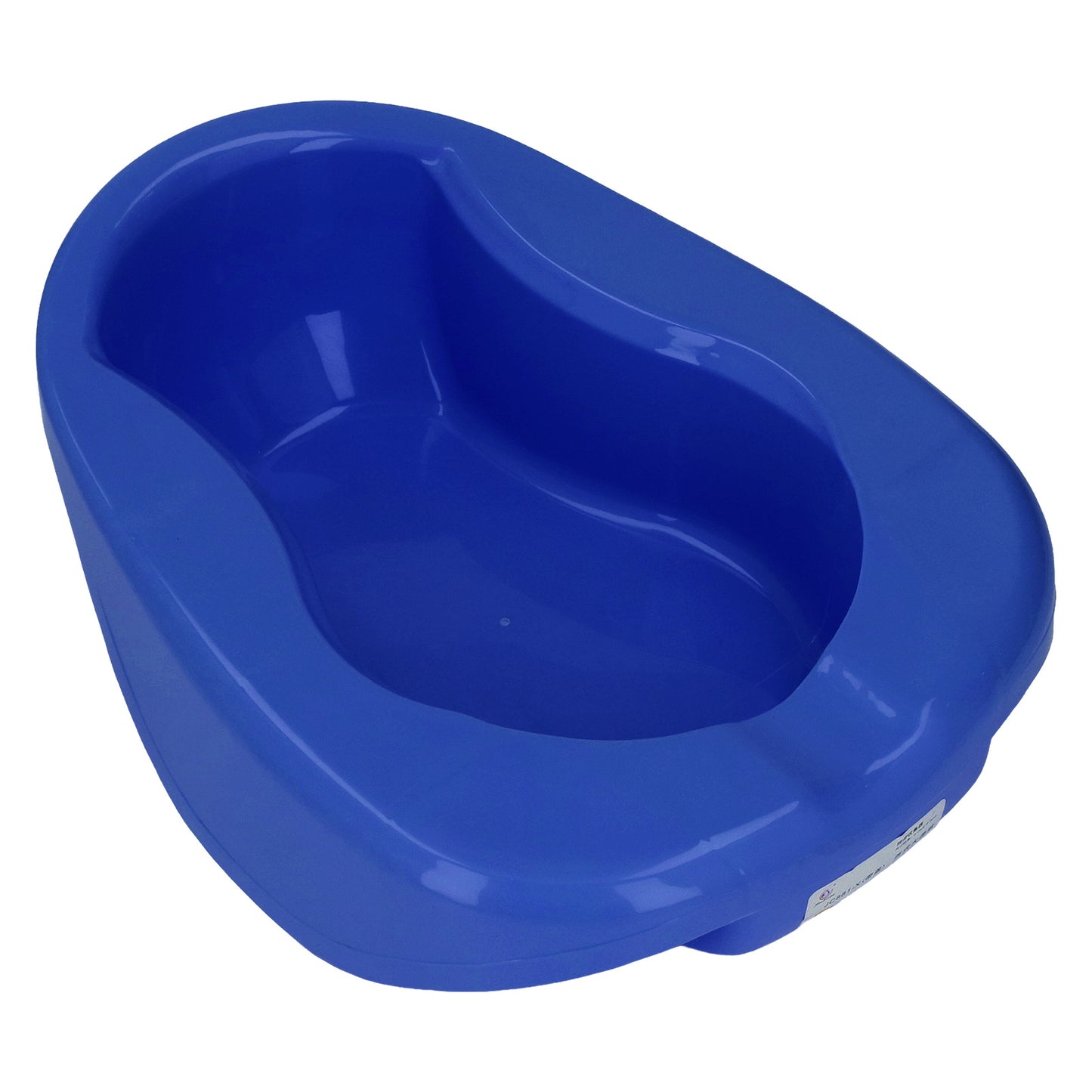 Nursing Bedpan Heavy Duty Urinal Bedpan Slipper Bedpan with Lid for Elderly Bed Bound Adults Dark Blue