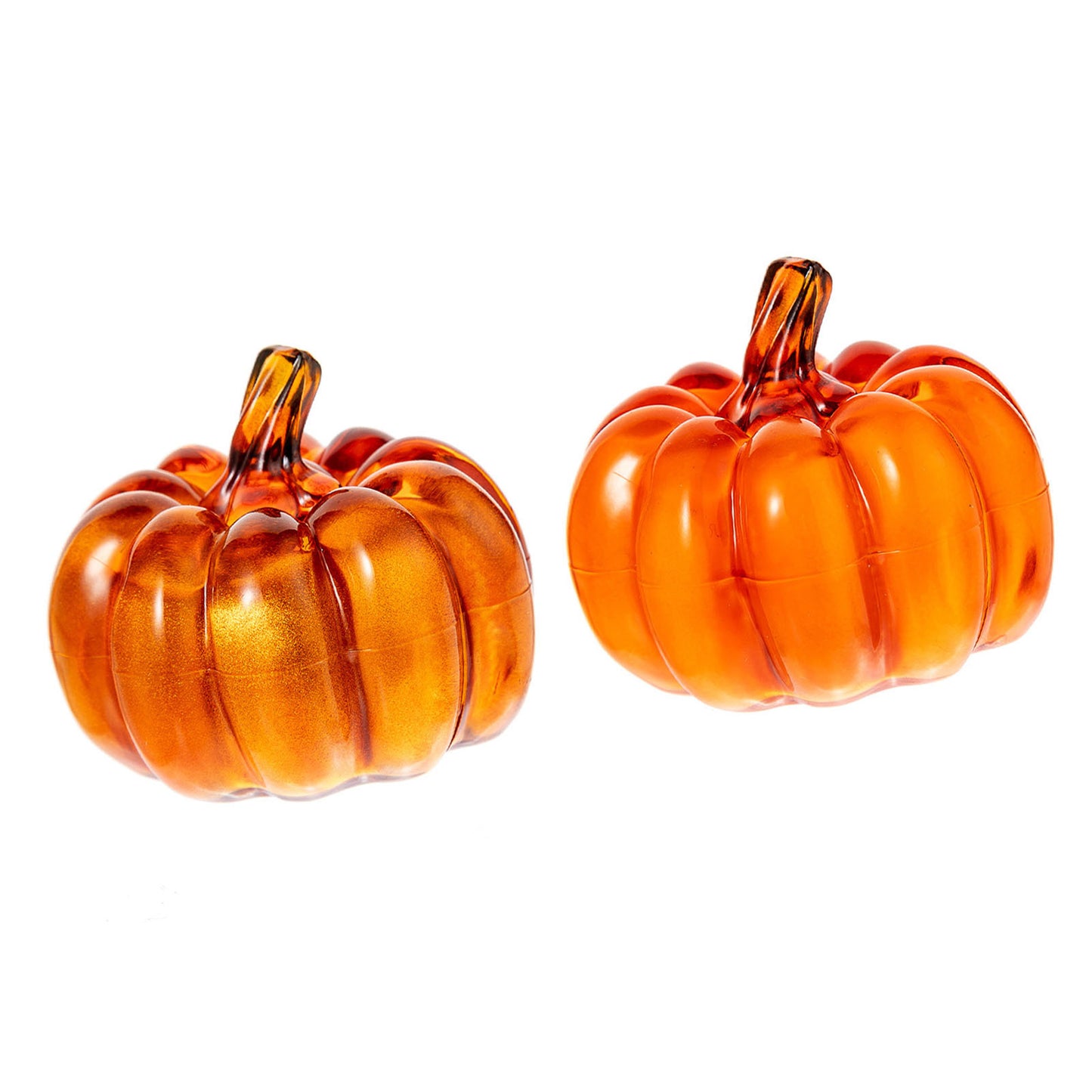 2PCS LED Pumpkin Lamps Battery Powered Luminous Decor Light for Indoor Outdoor Tabletop Holiday Decoration