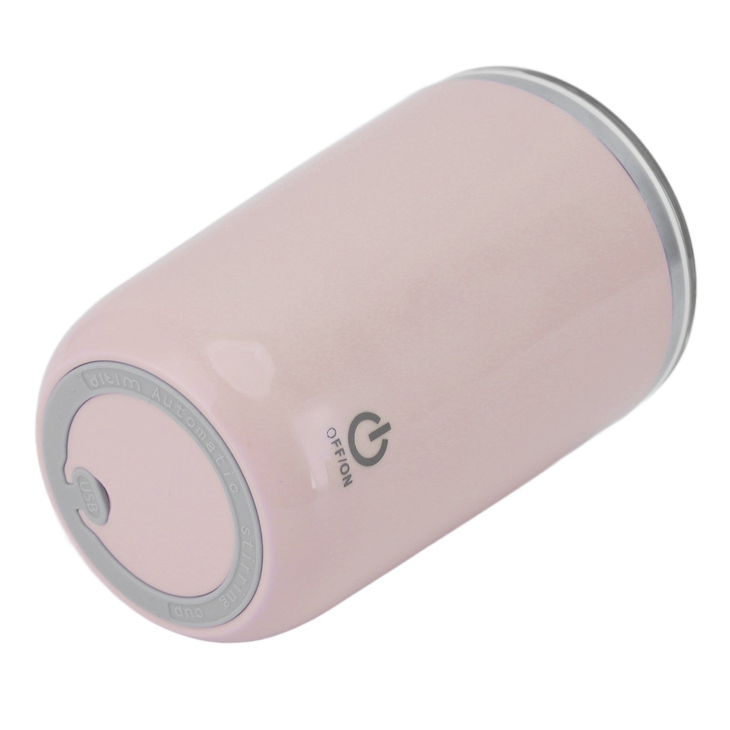 USB Electric Mixing Cup 350ml Leak Proof Automatic Stirring Cup Self Stirring Coffee Mug Pink