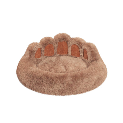 Cute Dog Bear Paw Shape Dog Bed, Dog Beds & Furniture For Small And Medium Dogs, Cozy Plush Cute Cat Beds For Indoor Cats