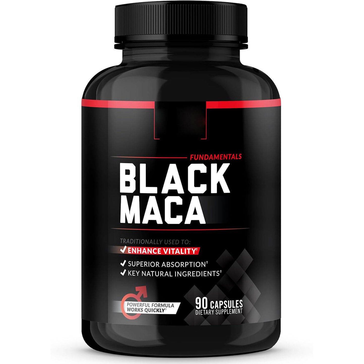 Men's Black Maca Capsules