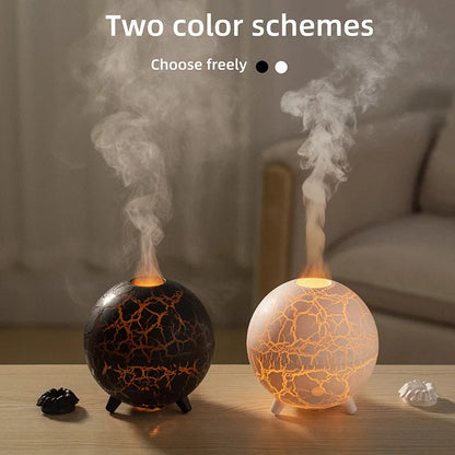 Creative Planet Colorful Atmosphere Lamp USB Humidifier 200ML Water Tank Can Add Essential Oil Household Mini Aroma Diffuser