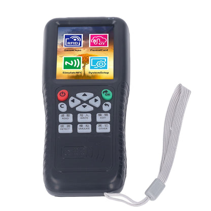 RFID Reader Copier Handheld NFC Card Writer Duplicator with 10 UID Card 10 Key Chain 1 Type C OTG Adapter