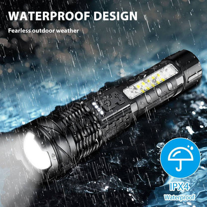 Super Bright 30W 14LED Flashlight White Laser Tactical Torch Lamp For Camping