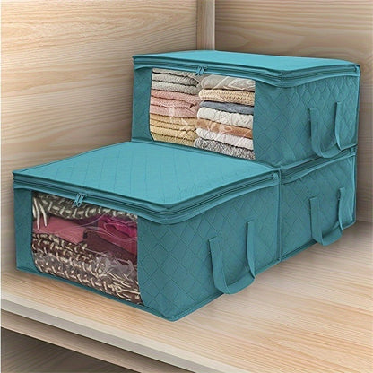 2 Pieces Of Large-capacity Non-woven Clothing Quilt Storage Bags