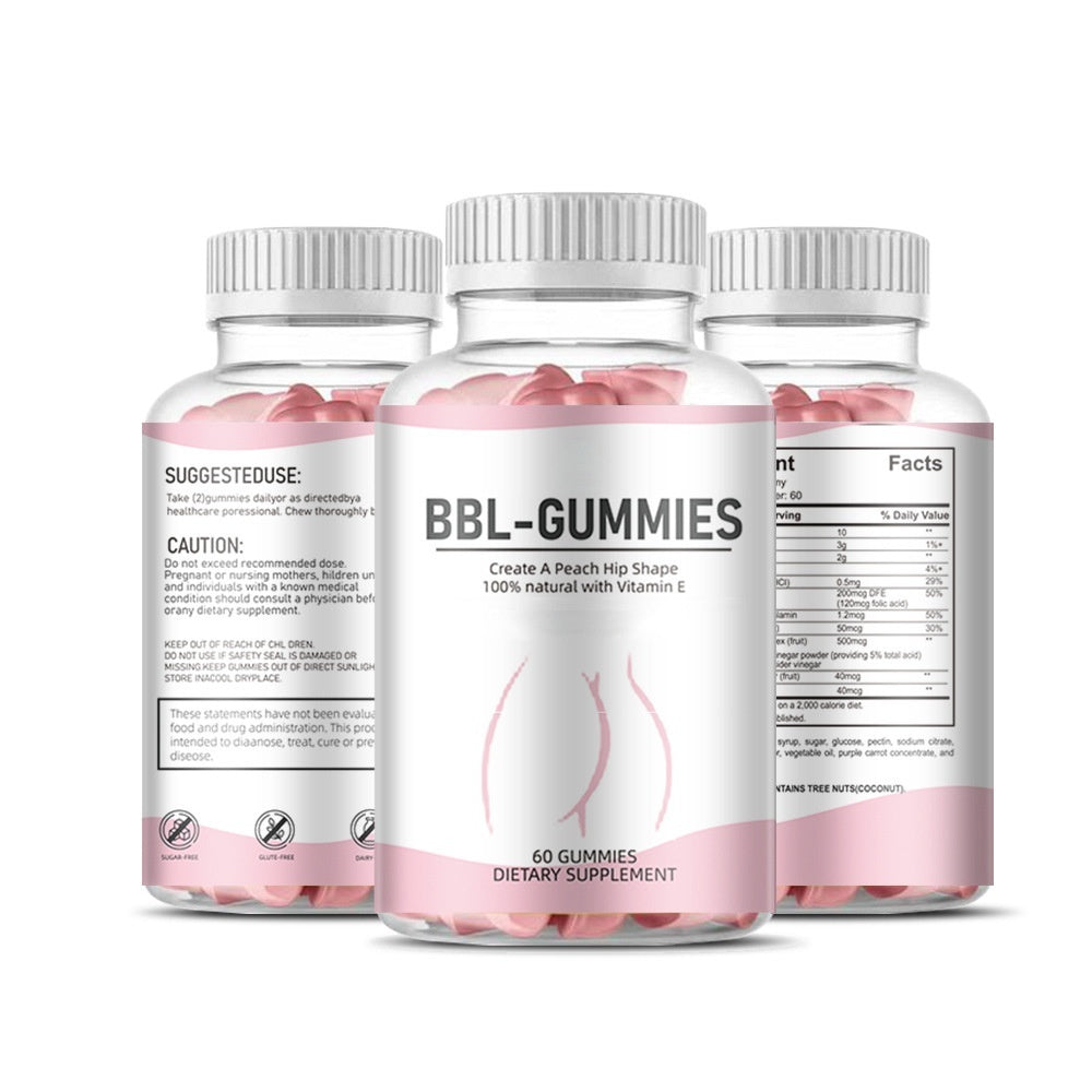 BBL GUMMIES Soft Candy 60 Bottles