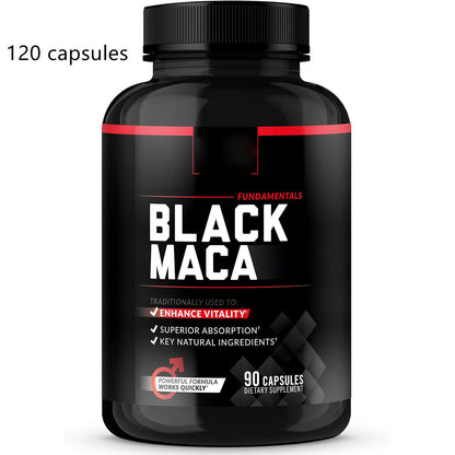 Men's Black Maca Capsules