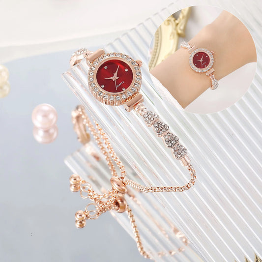 Fashion Luxury Women's Watch Gold Fine Strap Ladies Watch For Bracelet Female Wrist Watch Women Clock Relojes Fashion Jewelry