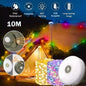 10M Portable Stowable LED String Light Outdoor Camping Retractable Waterproof UK