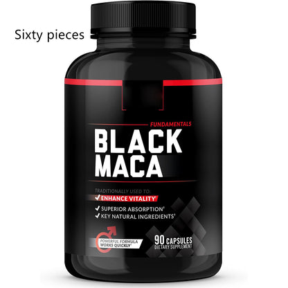 Men's Black Maca Capsules