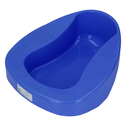 Large Bed Pan Nursing Thicken 10 Degree Slope Bedridden Bedpan for Elderly Pregnant Women Dark Blue