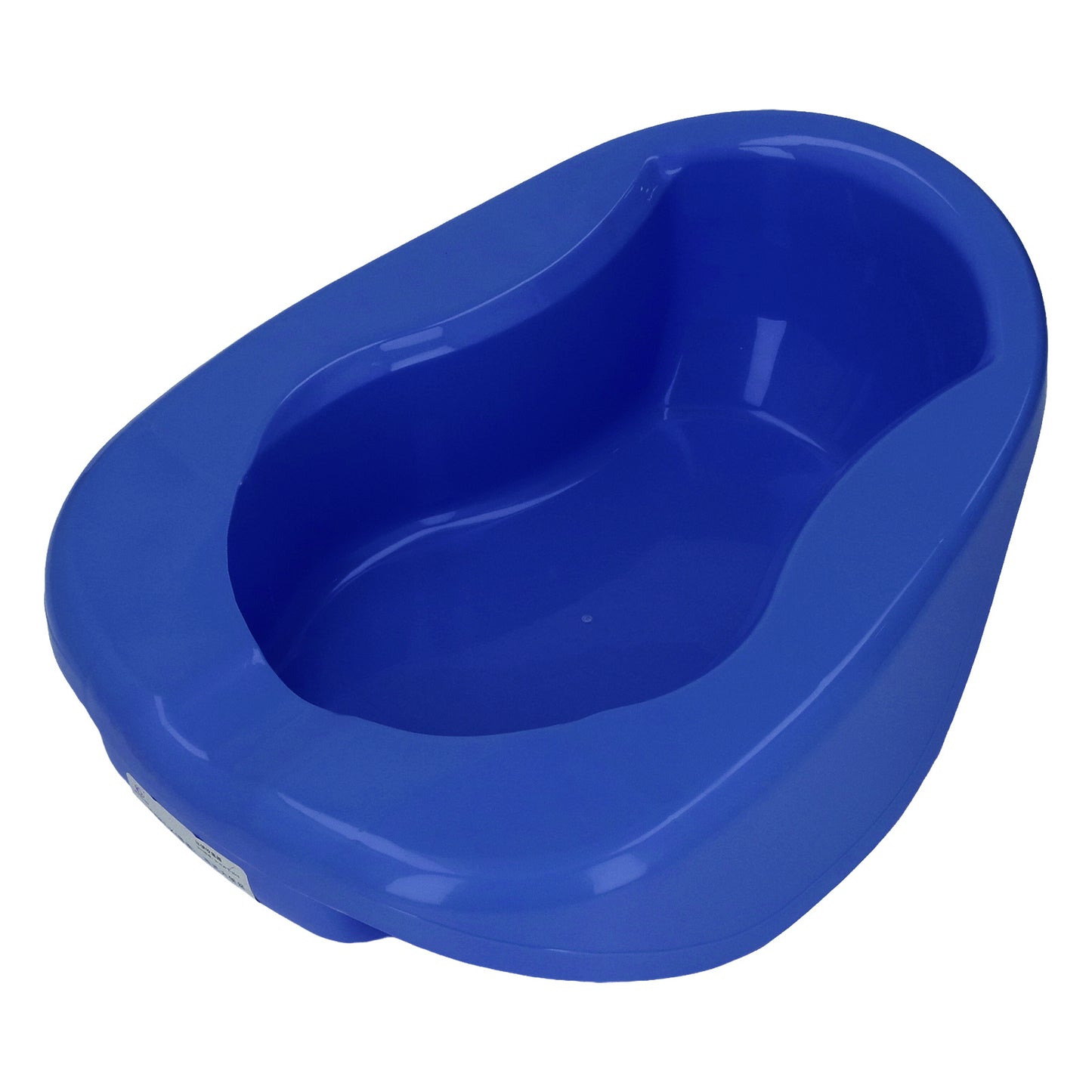 Nursing Bedpan Heavy Duty Urinal Bedpan Slipper Bedpan with Lid for Elderly Bed Bound Adults Dark Blue