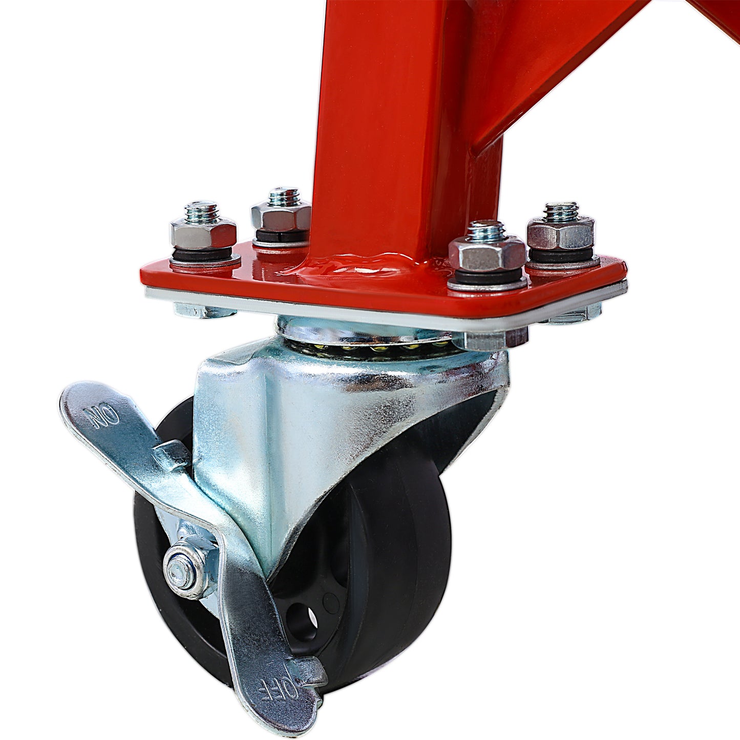 Metal Jack Lifting Foot Pedal Wheels