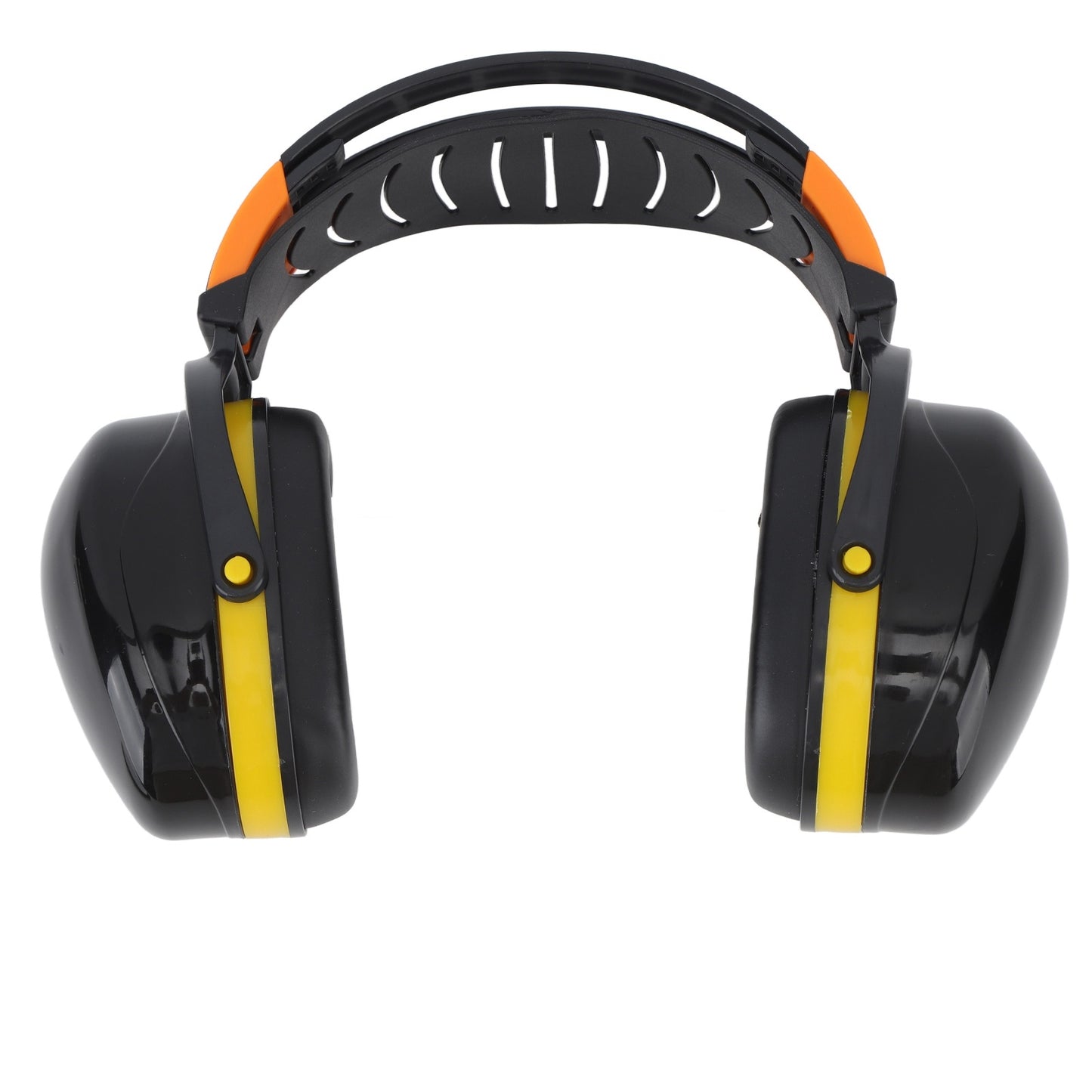 Noise Reduction Earmuffs Foldable Lightweight Hearing Protection Safety Over Head Ear Muff for Garden Shooting Mowing Black Yellow