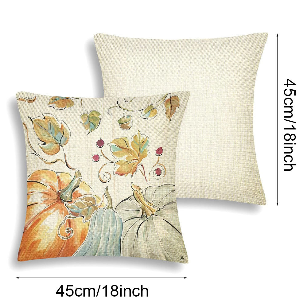 4PCS Thanksgiving Pillow Covers