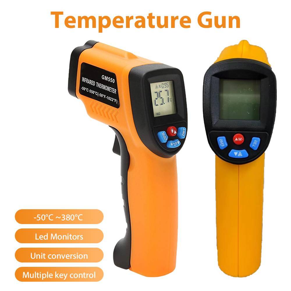 Laser Infrared Thermometer Food Digital Temperature Gun Smoker Pizza BBQ