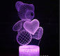 3D Lamp Acrylic USB LED Night Lights Neon Sign Lamp Xmas Christmas Decorations For Home Bedroom Birthday Decor Valentines Day Gifts