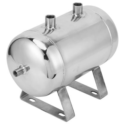 5L Steel Gas Storage Tank Air Reservoir Can 4‑Port Container High Pressure 1/4NPT