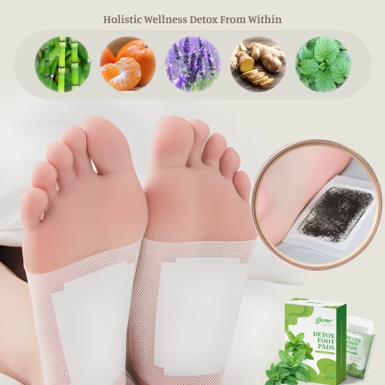 Gloww Health Detox Warming Foot Pads - Lavender - Soothing And Relaxing