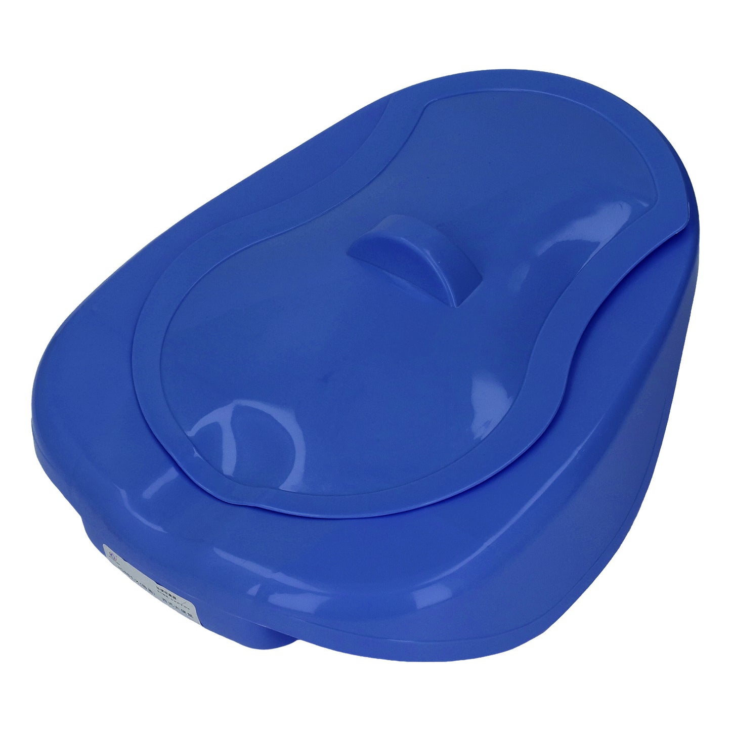 Nursing Bedpan Heavy Duty Urinal Bedpan Slipper Bedpan with Lid for Elderly Bed Bound Adults Dark Blue