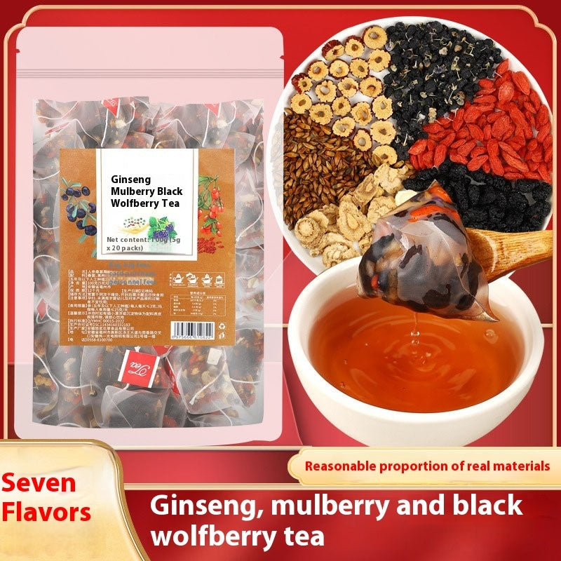 Household Solid Ginseng Five Treasure Tea