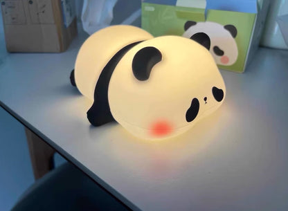 Cute Silicone Night Lights Sheep Cartoon Bedroom Lamp For Children's Room Decor Rechargeable Timing Dimming Sleep Night Light