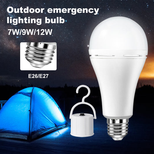 R70 LED Fast Charging Built-in Battery Bulb With Hook, Not Available For Weekend Shipping