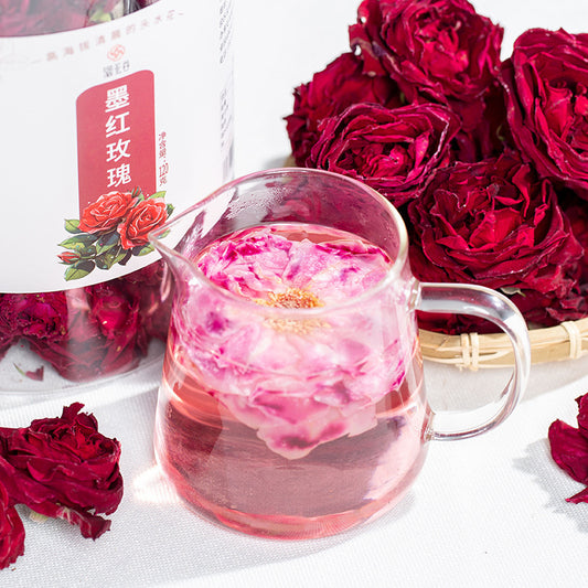 Yunnan Freeze-dried Ink Red Rose Scented Tea Soaking Water