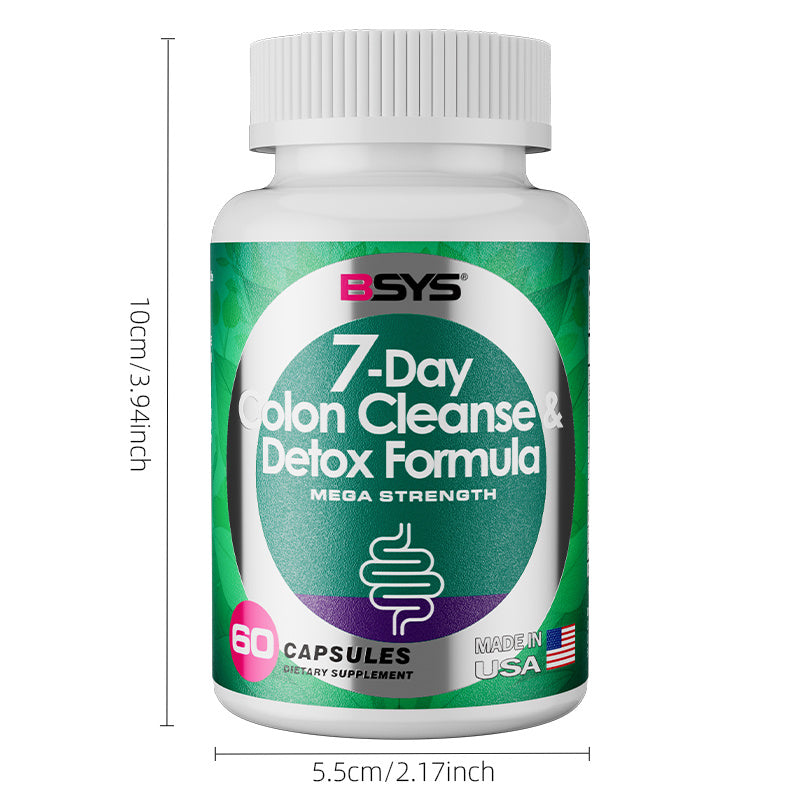 BSYS 7 Day Colon Cleanse & Detox Formula 60's