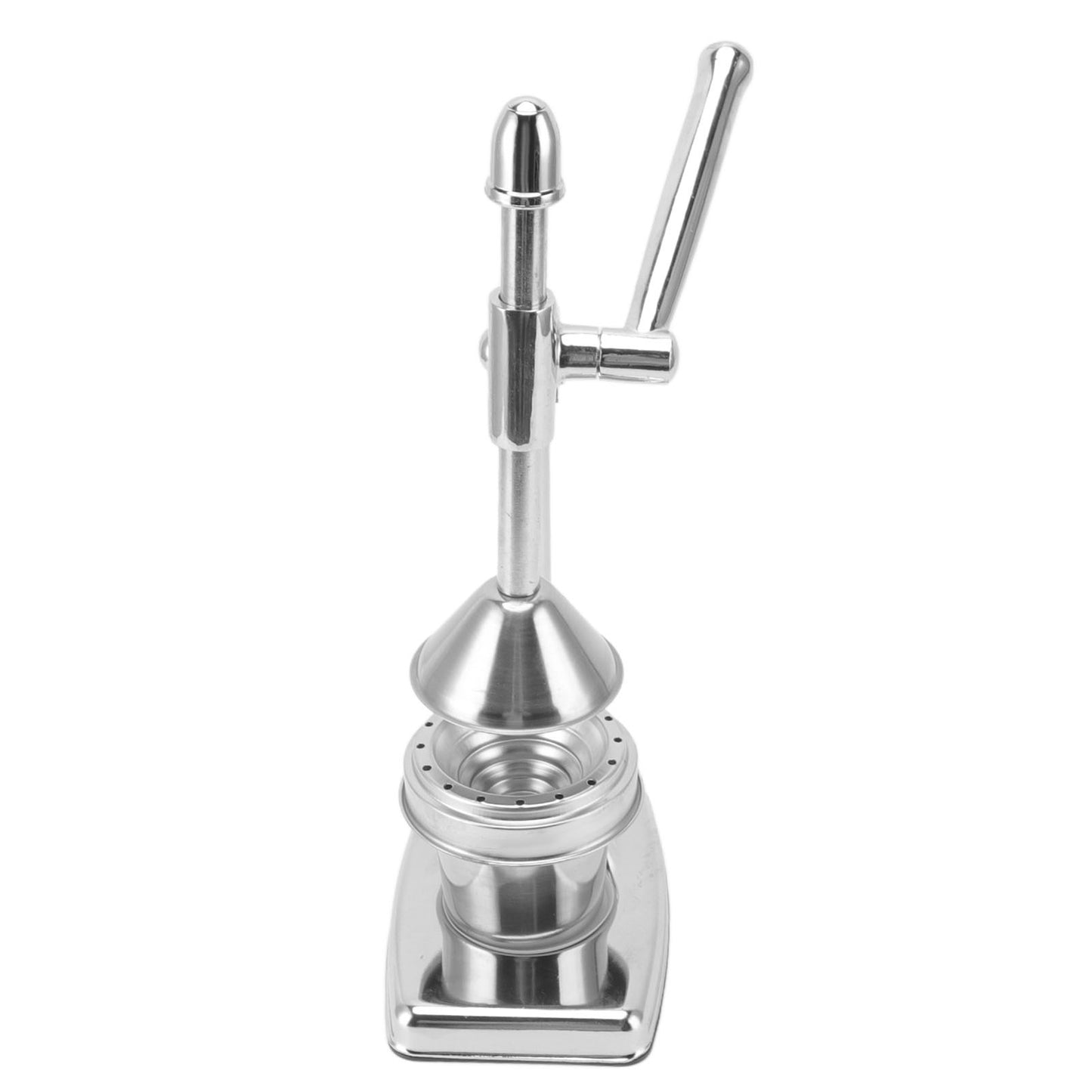 Manual Orange Squeezer 304 Stainless Steel Food Grade Minimalist Compact Ergonomic Rubber Handle Fruit Presser