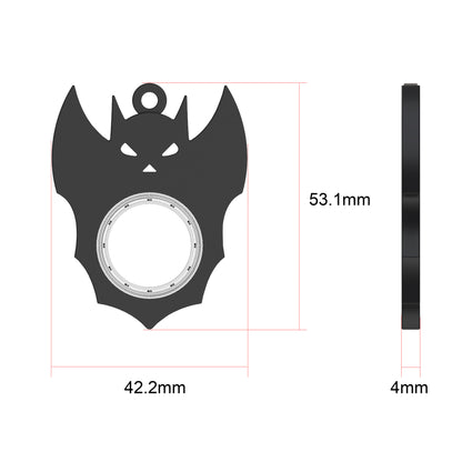 Kreatywna zabawka Fidget Spinner na Halloween, nietoperz, demon, duch, brelok, ręczny spinner, zabawka antylękowa, łagodząca stres, otwieracz do butelek, zabawka dla dzieci