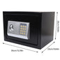 Digital Safe Box Password and Key Unlocking Electronic Safe Case Multifunctional Home Security Cabinet