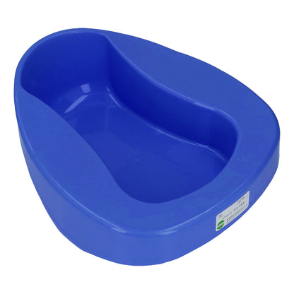 Large Bed Pan Nursing Thicken 10 Degree Slope Bedridden Bedpan for Elderly Pregnant Women Dark Blue