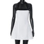 Sexy Black Halter Off Shoulder White Mini Dress Women Sleeveless Casual Vestido 2025 Spring Summer Lolita Y2K Clothes