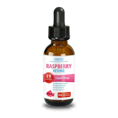 Raspberry Ketone Drops Supplement Vitamin Liquid