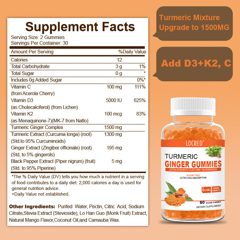 Curcumin Soft Candy 60 Tablets