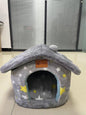 Foldable Dog House Pet Cat Bed Winter Dog Villa Sleep Kennel Removable Nest Warm Enclosed Cave Sofa Pets Supplies