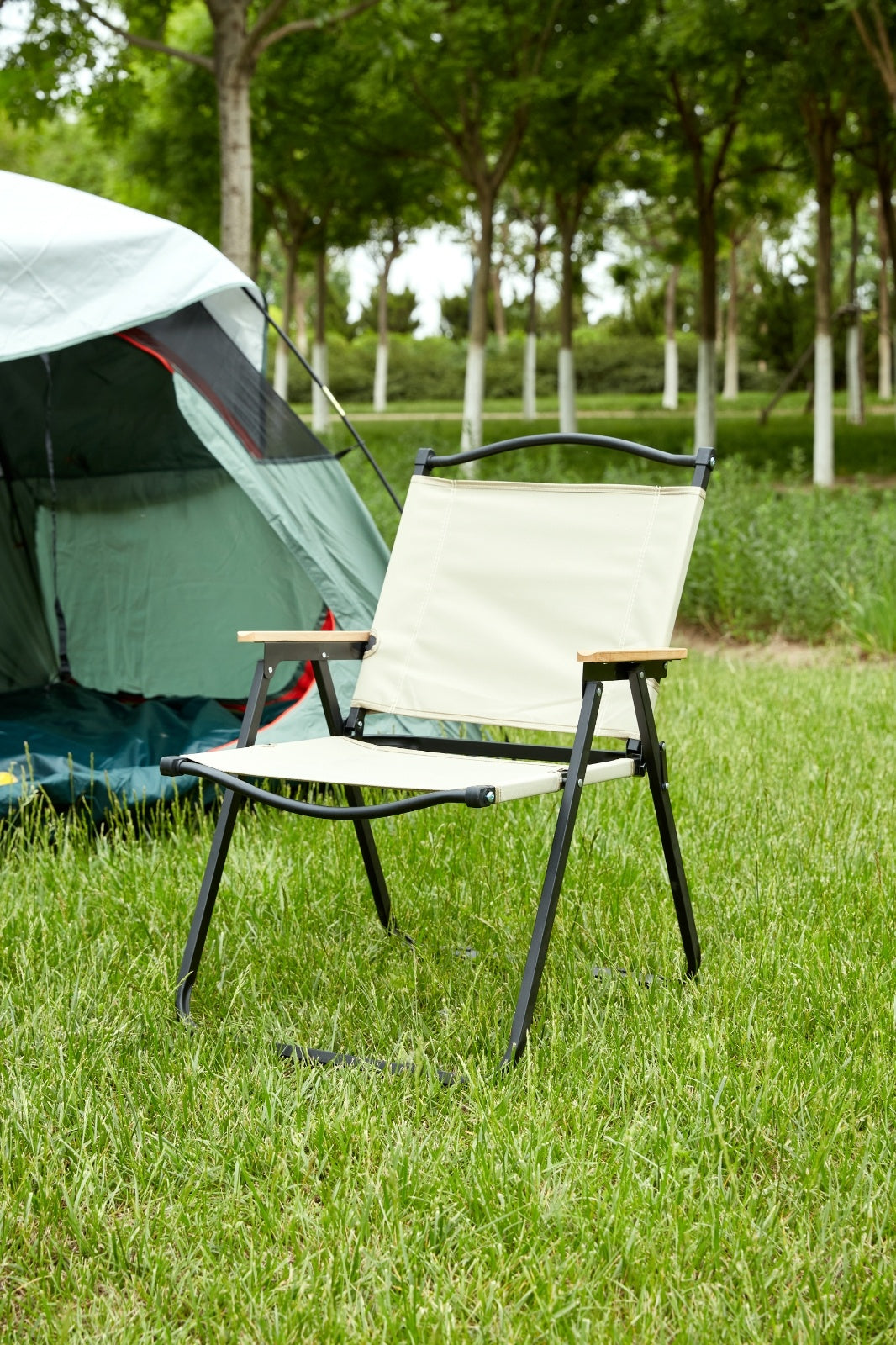 Składane krzesło ogrodowe na kemping, piknik, plażę, podwórko, grill, patio