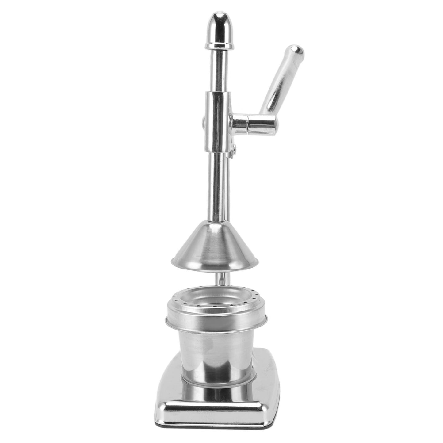 Manual Orange Squeezer 304 Stainless Steel Food Grade Minimalist Compact Ergonomic Rubber Handle Fruit Presser