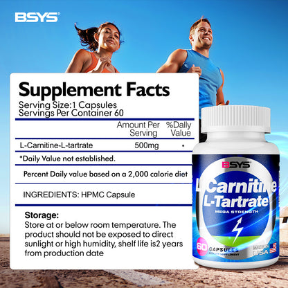 BSYS L-Carnitine L-Tartrate 60's