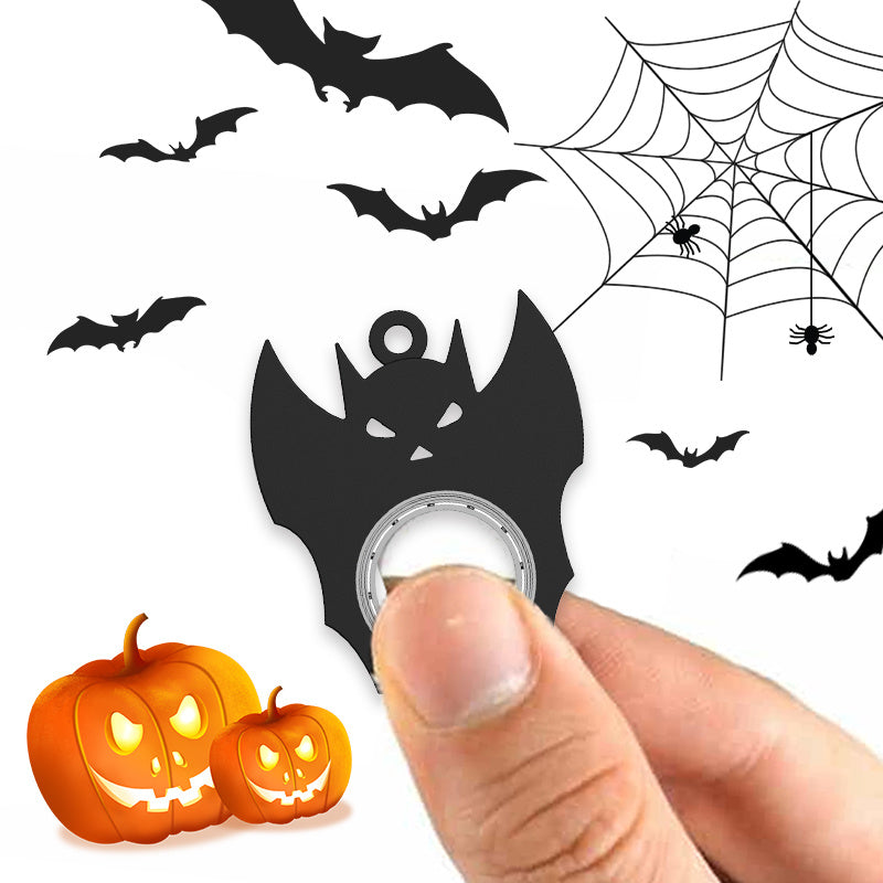 Kreatywna zabawka Fidget Spinner na Halloween, nietoperz, demon, duch, brelok, ręczny spinner, zabawka antylękowa, łagodząca stres, otwieracz do butelek, zabawka dla dzieci