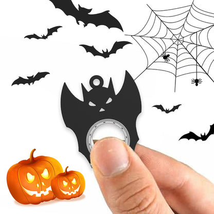 Kreatywna zabawka Fidget Spinner na Halloween, nietoperz, demon, duch, brelok, ręczny spinner, zabawka antylękowa, łagodząca stres, otwieracz do butelek, zabawka dla dzieci