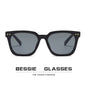 Small Frame Square Sunglasses Fashion Personality Mi Nail Frame Concave Shape