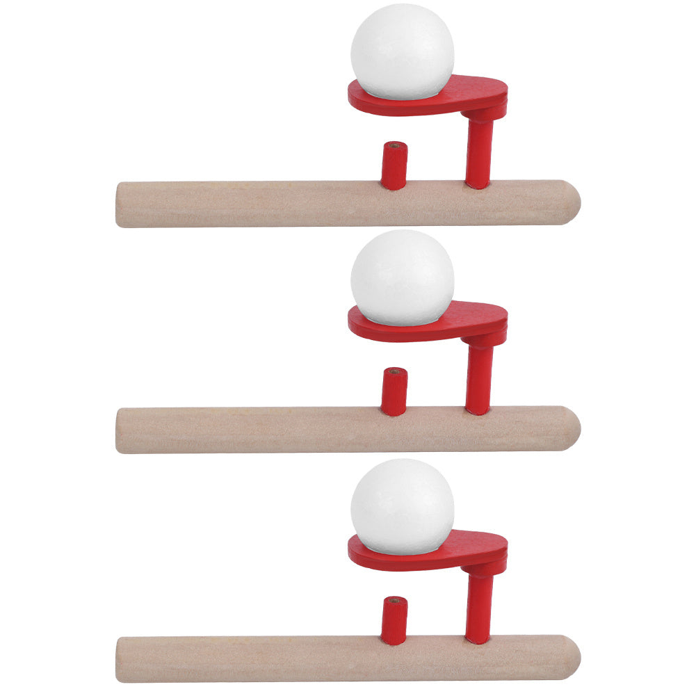 Floating Blow Pipe Balls Wooden Blowing Toys Children Kid Educational Toy Gift