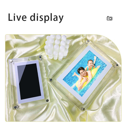 Digital Picture Frame Acrylic Video Player Digital Photo Frame Vertical Display With 1GB And Battery Type C Video Frame Gift For Loved