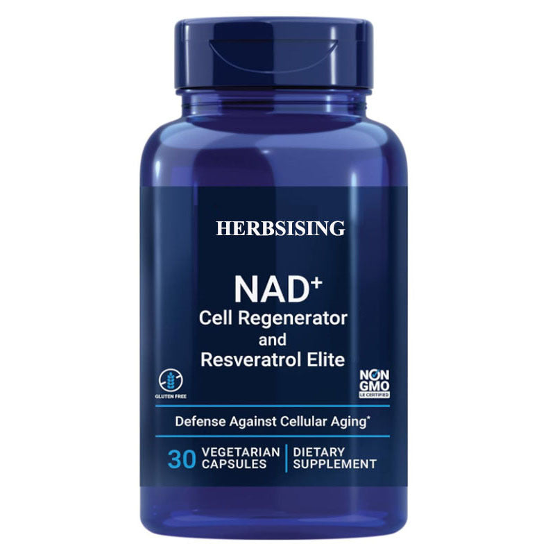 NAD Cell Regenerator And Resveratrol Elite, NIAGEN Nicotinamide Riboside, Trans-resveratrol, Quercetin, Fisetin, For Longevity, Energy, And Oxidative Stress, 30 Vegetarian Capsule